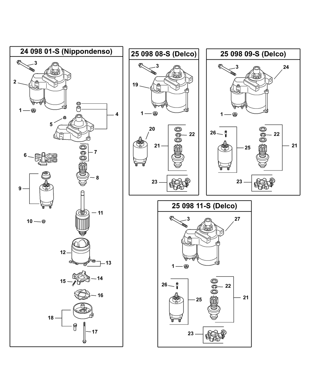 Kohler Cv680-3044 Starting System Diagram and Parts List for Z-FORCES48 (53BH5FJB-53BH5FJB050)(2012) Cub Cadet Lawn Tractor